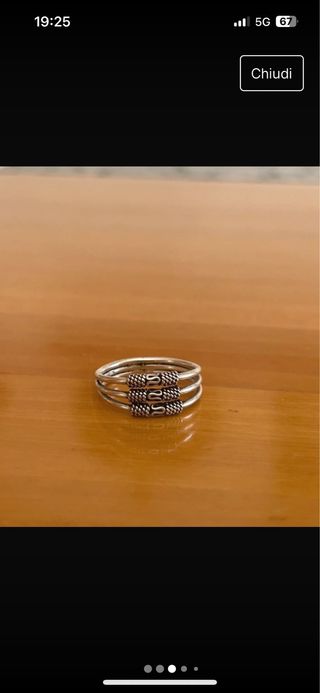 Anello in argento 925