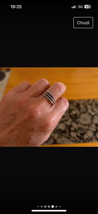 Anello in argento 925