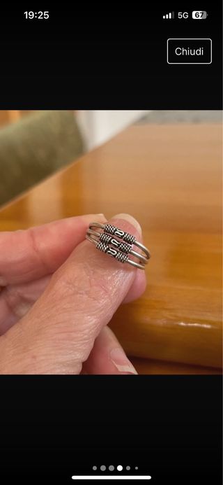 Anello in argento 925