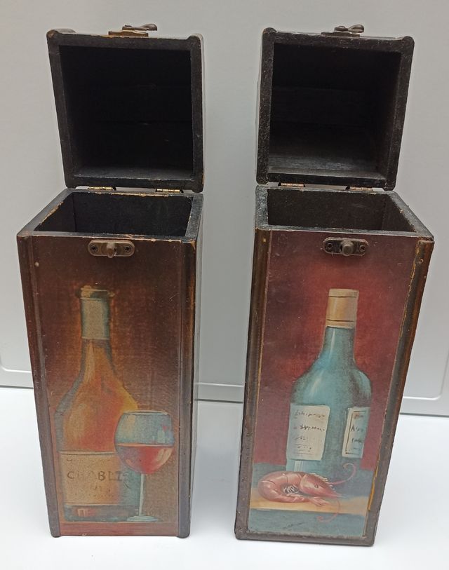 Cajas decorativas para botellas
