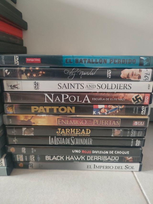 DVD's películas bélicas