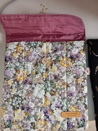 Funda tablet/libro neceser hecho a mano