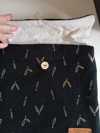 Funda tablet/libro neceser hecho a mano