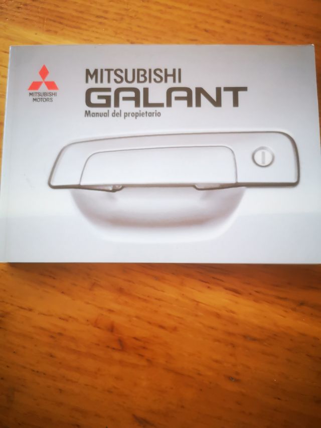 Mitsubishi Galant,2000. Manual propietario.