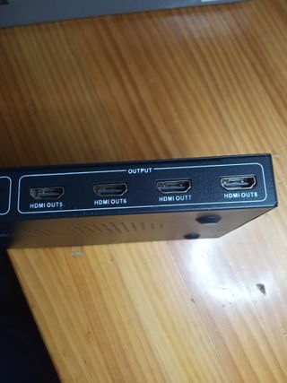 Repartidor activo HDMI 1 ent/8 sal/Spliter 4K, 3D