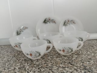 Juego de café margaritas