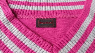 Jersey Hipnotized T.38 fucsia y gris