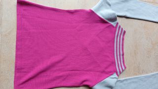 Jersey Hipnotized T.38 fucsia y gris