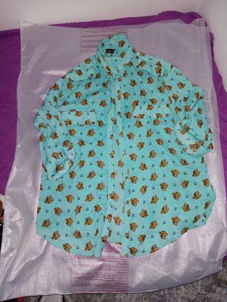 Blusa mujer tigres con dorado