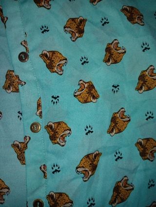 Blusa mujer tigres con dorado