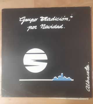 Grupo tradición por Navidad. Disco vinil