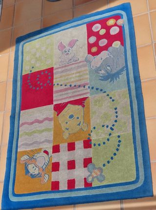 Alfombra.infantil pelo corto Winnie Pooh