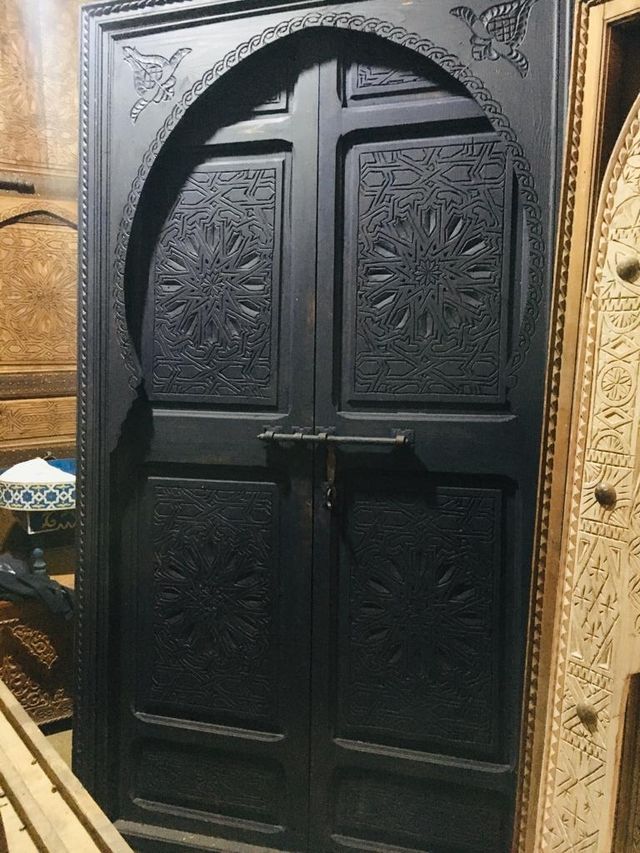 Portas de madeira marroquinas