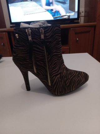 Botin de mujer de piel 