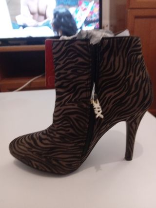 Botin de mujer de piel 