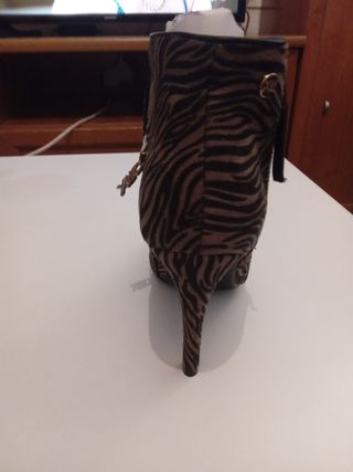 Botin de mujer de piel 