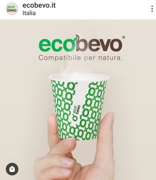 Bicchieri ecobevo reciclabili 4 oz