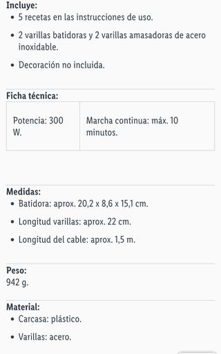 Batidora Amasadora silvercrest🎂🍰🥧👍😊