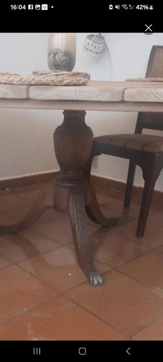 Mesa de comedor (SOLO MESA) tablero marino  160€