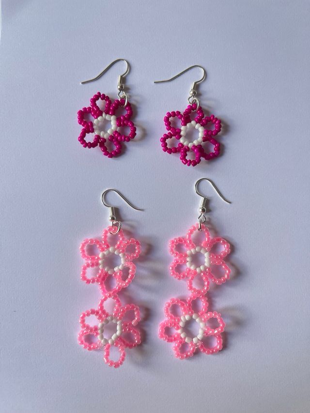 Pendientes flor
