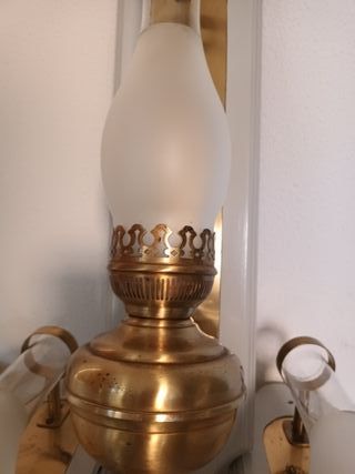 4 Apliques pared Quinqué