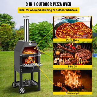 Forno a Legna Portatile per Pizza Barbecue da Este