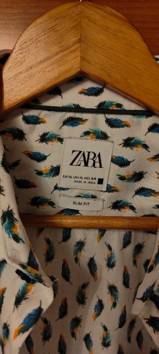 Camisa manga larga ZARA talla XL SlimFit