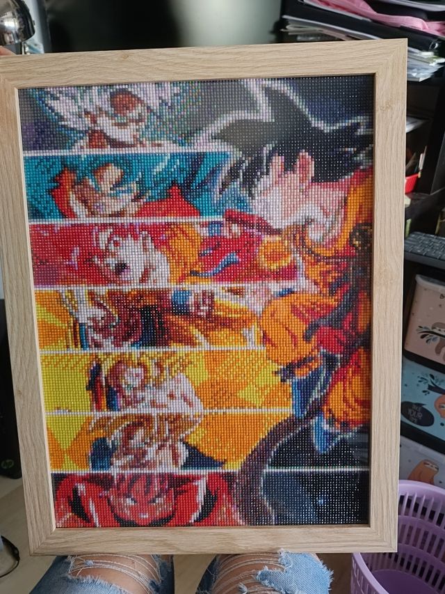 Cuadro Goku Diamond