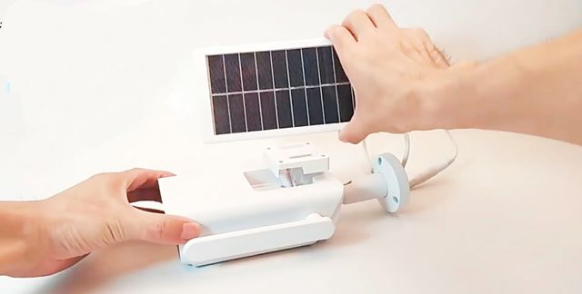 Cámara Solar inalámbrica de 3MP, videocámara IP🔐✅