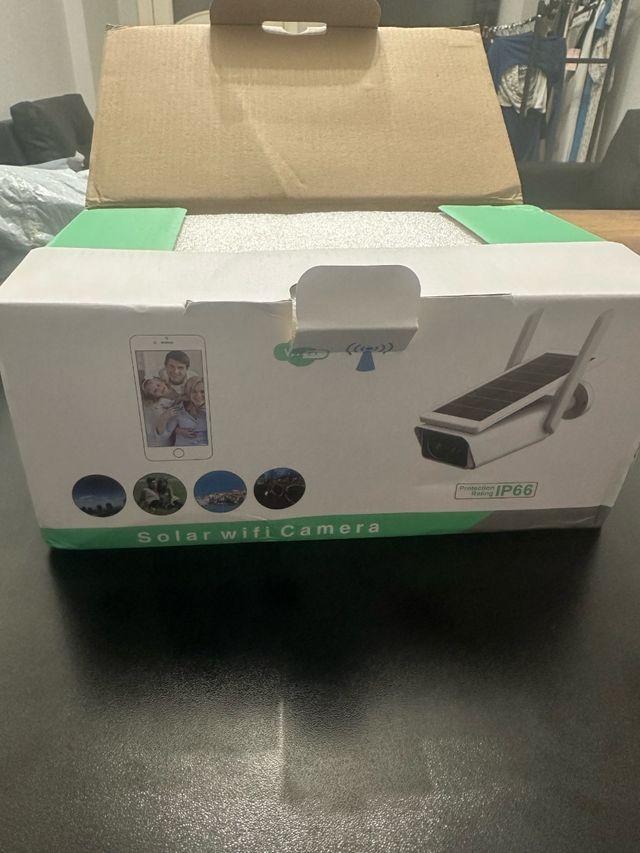 Cámara Solar inalámbrica de 3MP, videocámara IP🔐✅