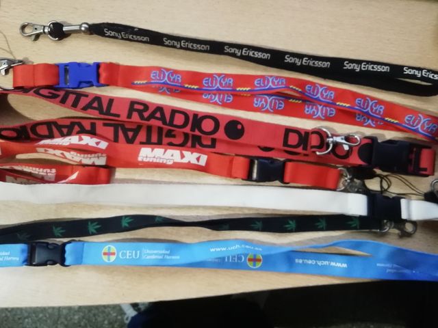 Collares 7 para colgar llaves, llaveros etc