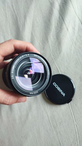 Canon AE-1 + objetivos + accesorios