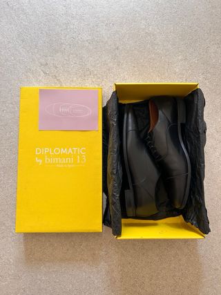 Zapatos oxford Bimani negros