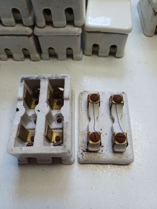 porta fusibili in ceramica anni 50-60