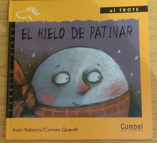 El hielo de patinar.