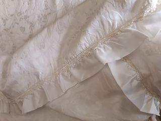 Coperta letto matrimoniale bianca