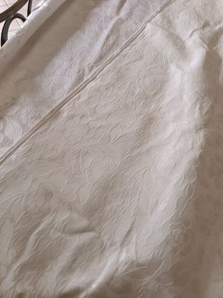 Coperta letto matrimoniale bianca