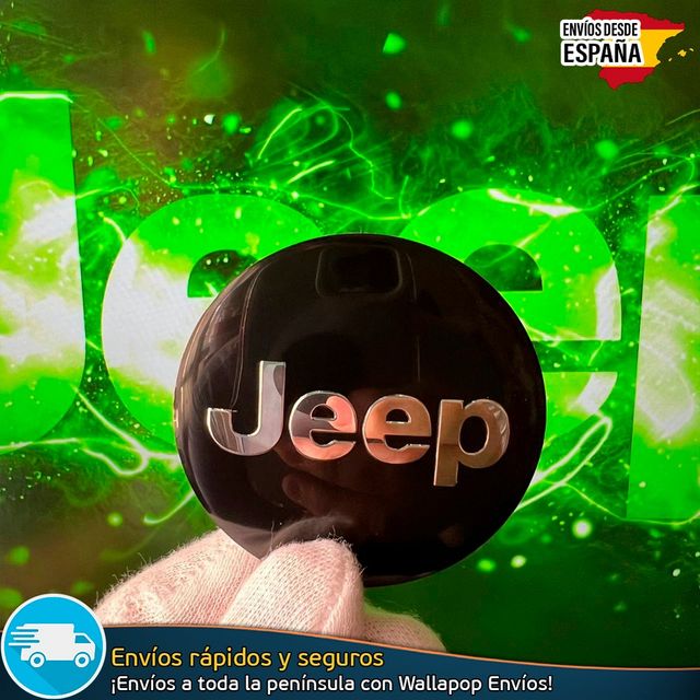 X4 Emblemas Jeep 56mm Pegatinas Tapacubos Llantas