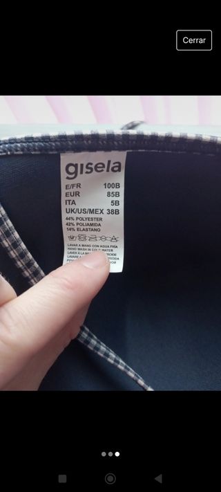 Bikini nuevo Marca Gisela T.100