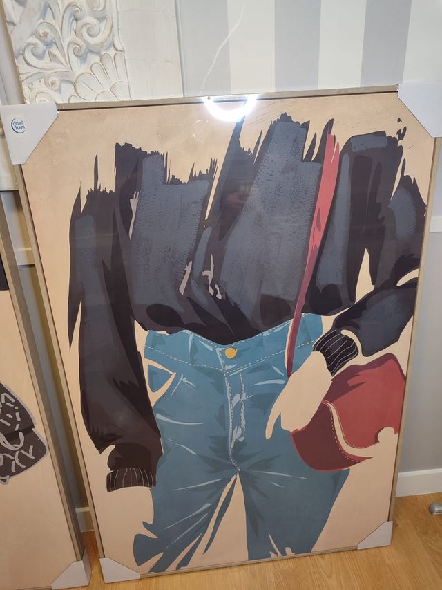 🆕 2 Cuadros Mujer Escandinavo