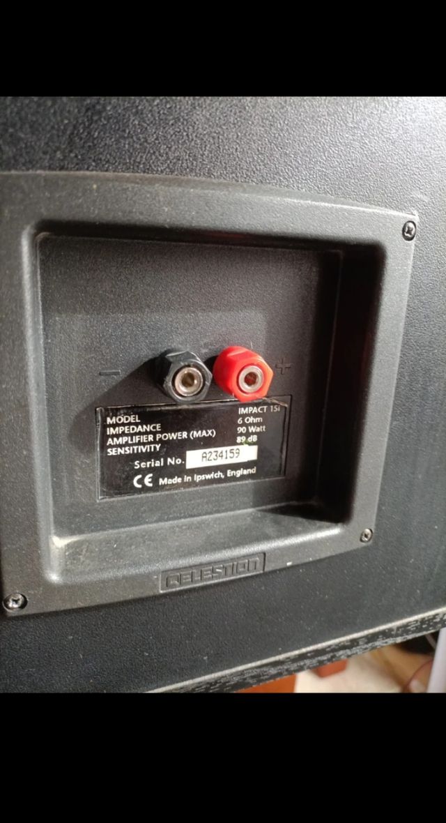 Altavoces ingleses Celestion Impact I15