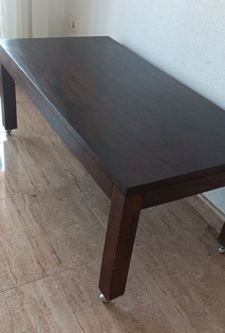 MESA AUXILIAR DE MADERA Maciza