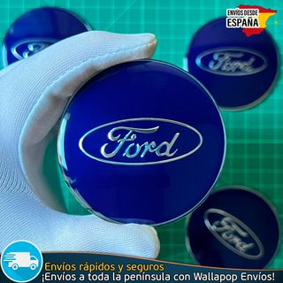 X4 Pegatinas Ford 65mm Emblemas Tapacubos Llantas