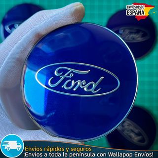 X4 Pegatinas Ford 65mm Emblemas Tapacubos Llantas