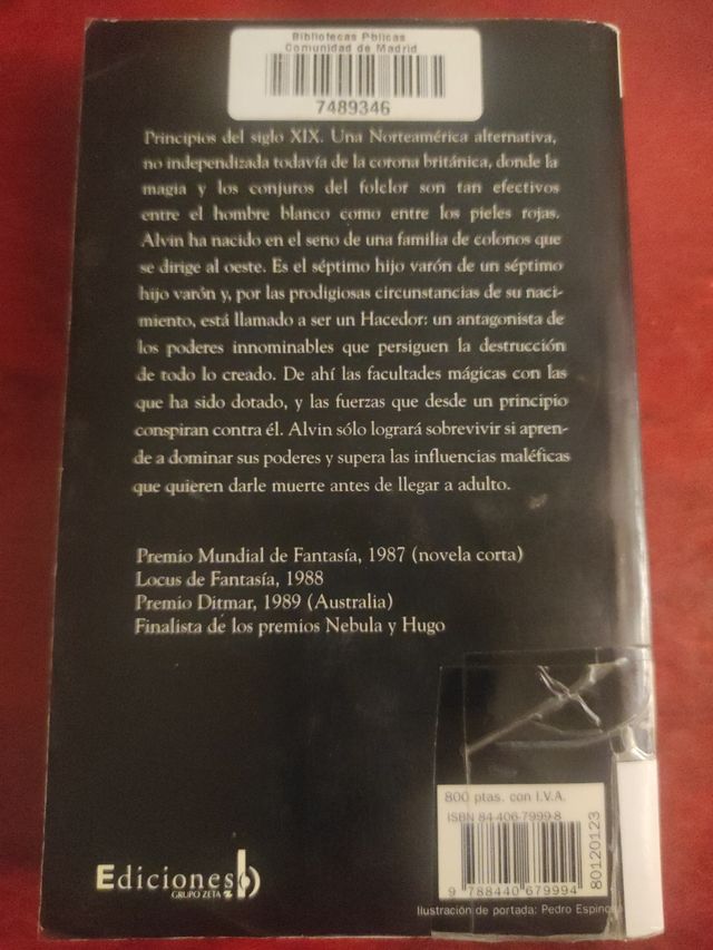 EL SÉPTIMO HIJO de Orson Scott Card