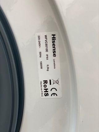 LAVADORA 💫 HISENSE💫 NUEVA CON TARA📍Valencia