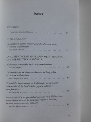 "La alimentación mediterránea: Historia, cultura,