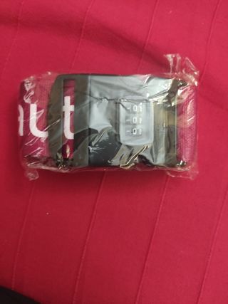 Medidor peso maleta + cinta seguridad