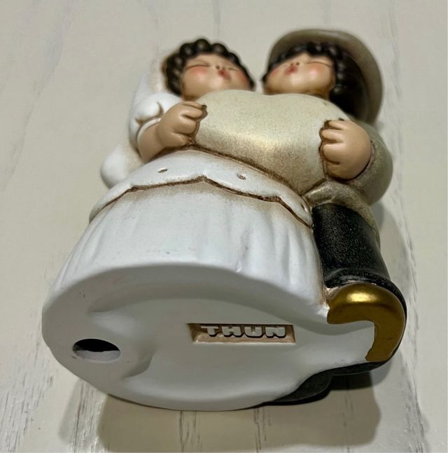 Coppia sposini thun con cuore