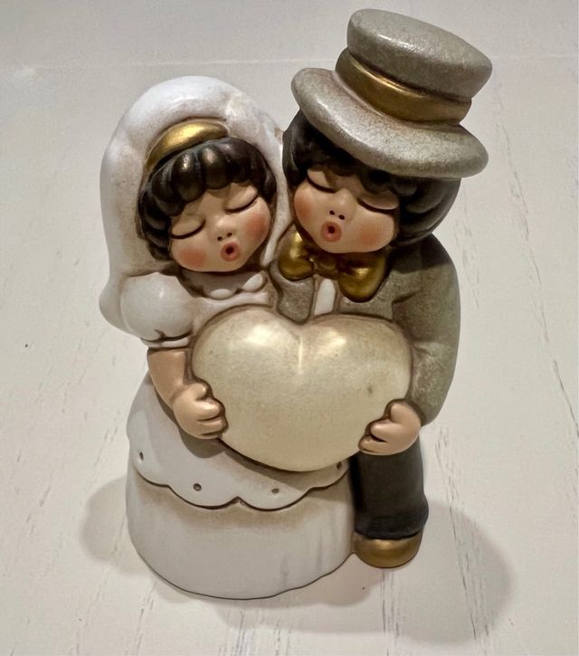 Coppia sposini thun con cuore